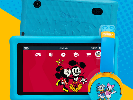 Disney s Mickey and Friends 7  Tablet & Headphone Bundle Online Hot Sale