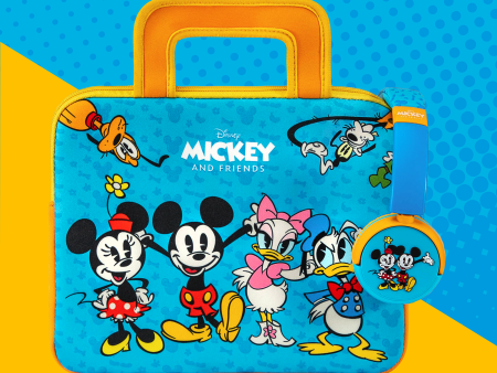 Disney Mickey and Friends Travel Bundle - Carry Bag and Headphones on Sale