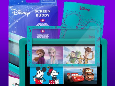 Disney 7  Screen Buddy - Multi Property - Aqua Fashion