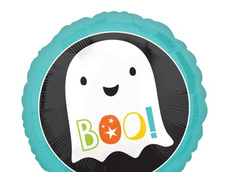 Boo Ghost Foil Balloon 45cm Online