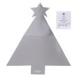 Silver Tree Shaped Christmas Grazing Board Fashion