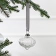 Ribbed Glass Christmas Tree Decorations For Discount