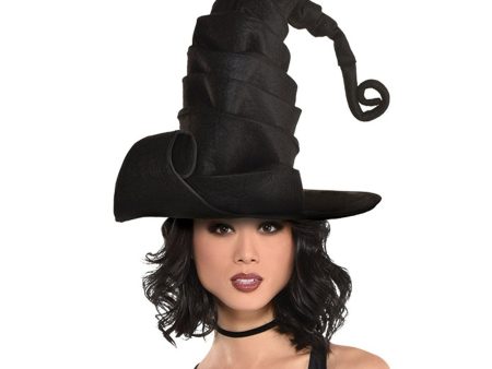 Adult Crinkled Witch Hat on Sale