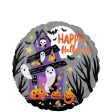 Happy Halloween Haunted House Foil Balloon 45cm Supply