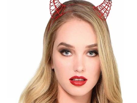 Adult Devil Metallic Headband For Discount