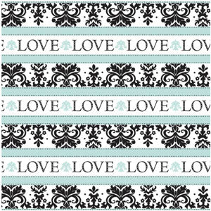 Always & Forever Printed Gift Wrap 5ft x 30in Hot on Sale