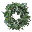 Eucalyptus and White Berries Christmas Door Wreath Discount