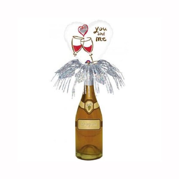 Love Bottle Top Balloon Centerpiece 9in Online now