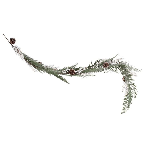 Snowy Christmas Garland Cheap