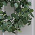 Eucalyptus and White Berries Christmas Door Wreath Discount