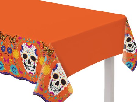 Dia De Los Muertos Plastic Tablecover Online now