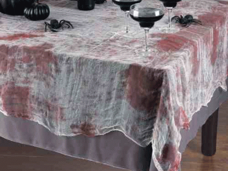 Bloody Gauze Fabric Tablecover Hot on Sale