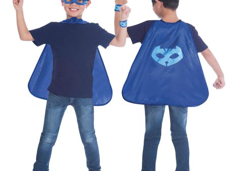 Child PJ Mask Catboy Cape Set Costume 4-8 Years For Sale