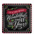 Most Wonderful Time Square Paper Plates 9in, 8pcs Online Sale