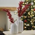 Red Berry Stems Christmas Foliage Decorations For Sale