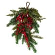 Foliage Christmas Door Swag with Berries Online