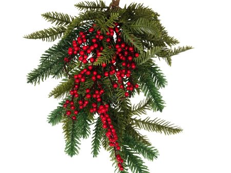 Foliage Christmas Door Swag with Berries Online