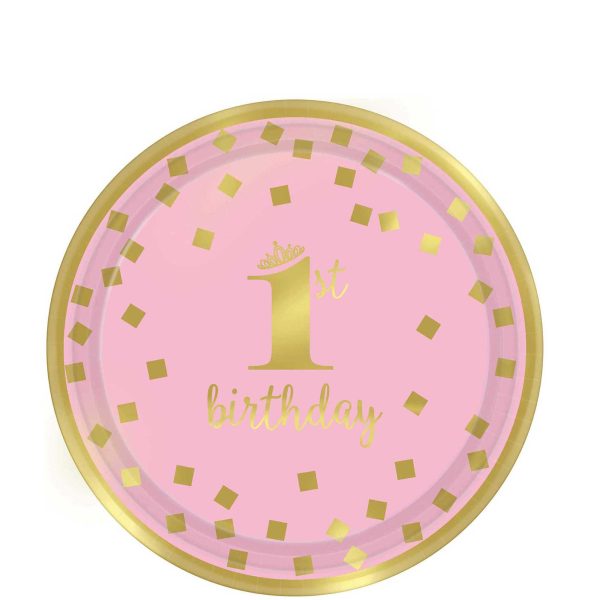 1st Birthday Girl Party Kit For 16 People Online Hot Sale