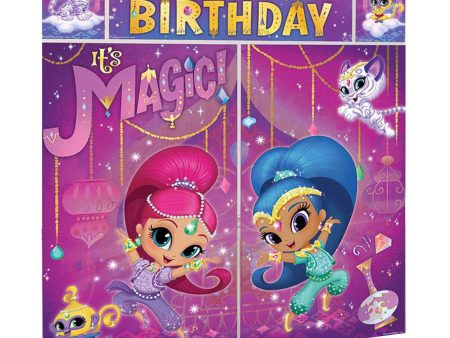 Shimmer and Shine Plastic Scene Setter Online now