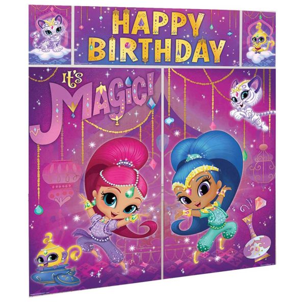 Shimmer and Shine Plastic Scene Setter Online now