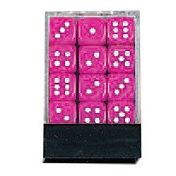 DLX Opaque Dice: 36pc 12mm (Pink) Sale