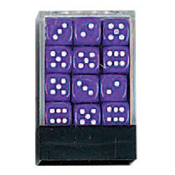 DLX Opaque Dice: 36pc 12mm (Purple) Online